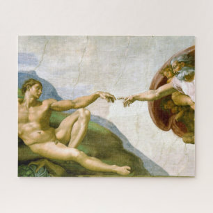 Puzzle La création d'Adam par Michel-Ange