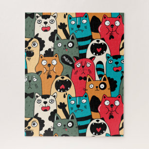 Puzzle La Crowd of cats