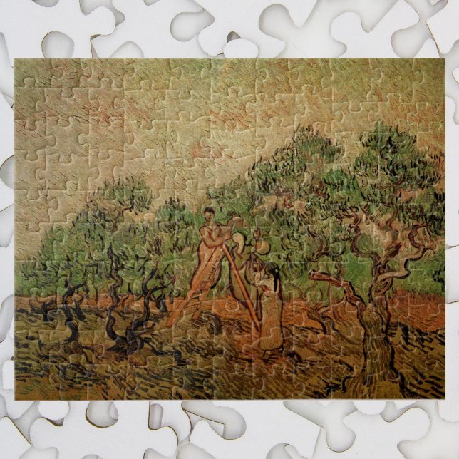 Puzzle La cueillette d'olives par Vincent van Gogh (Créateur téléchargé)