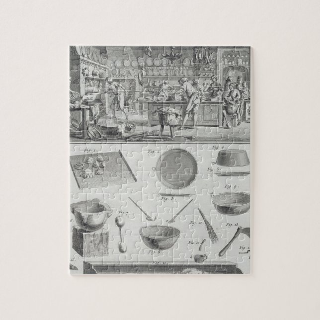 Puzzle La cuisine et l'équipement d'un boulanger, du (Vertical)