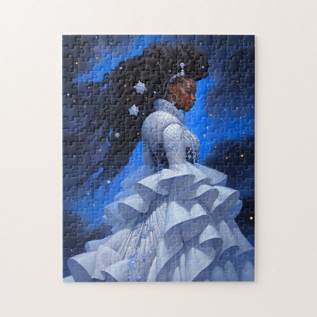 Puzzle La Dame Cosmique Art Imaginaire Africain Américain (Vertical)