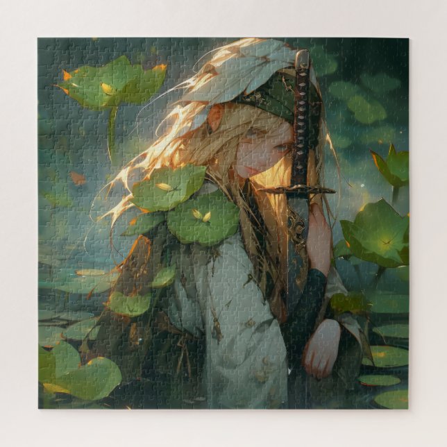 Puzzle La Dame du lac Anime Imaginaire (Vertical)