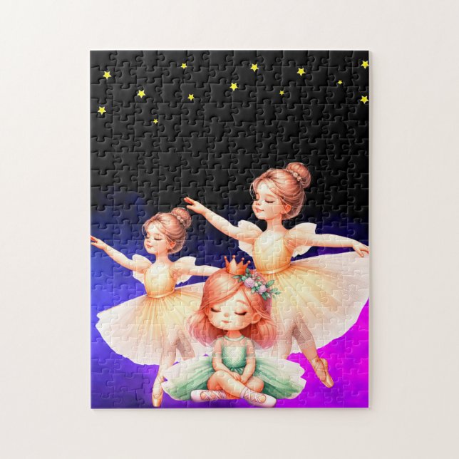 Puzzle La Danse de Ballerina derrière la princesse (Vertical)