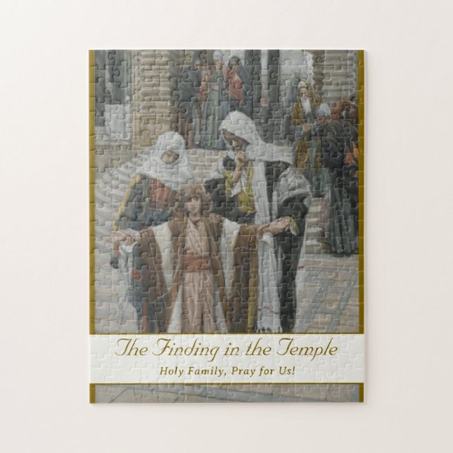 Puzzle La découverte dans le temple personnalisable (Vertical)