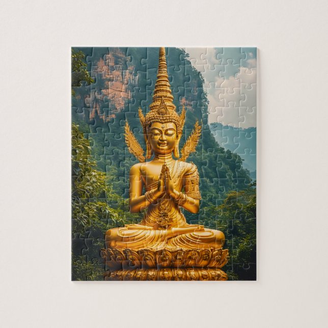 Puzzle La Devata dans la lumière dorée (Vertical)