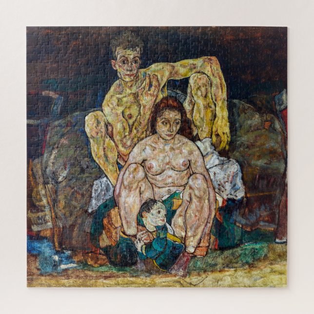 Puzzle La famille | Egon Schiele | (Vertical)