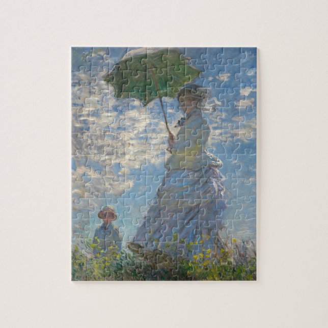 Puzzle La Femme de Monet avec parasol (Vertical)