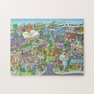Puzzle La fête de la Saint-Patrick à Inka Dinka Doo Town