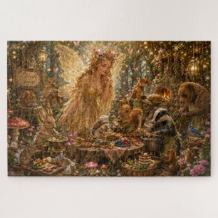 Puzzle La Fête Enchantée de la Fée dans la Forêt