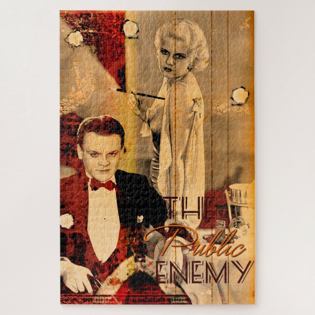 Puzzle La fille blonde du Gangster (Vertical)