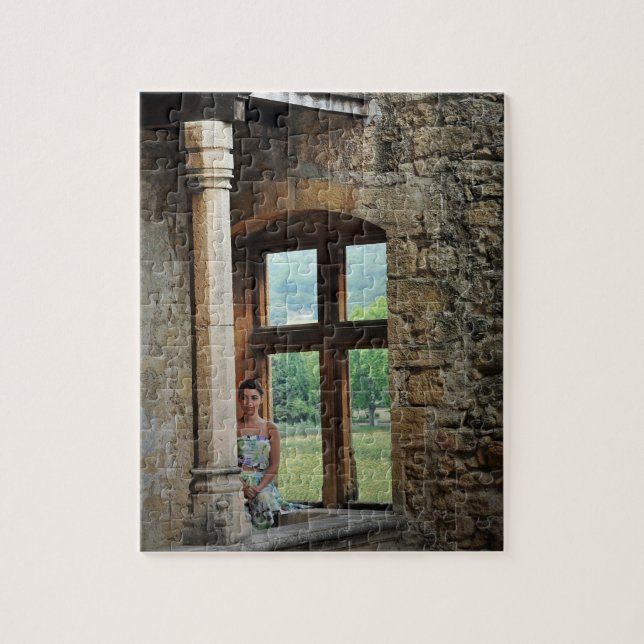 Puzzle La fille dans la fenêtre (Vertical)