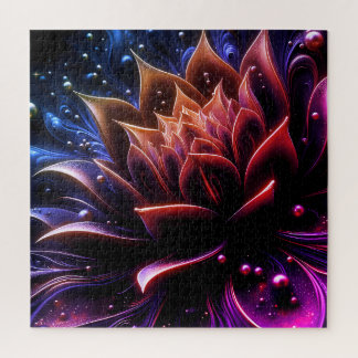 Puzzle La floraison dorée dans les profondeurs du crépusc