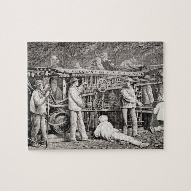Puzzle La galerie avancée du côté français du lundi (Horizontal)