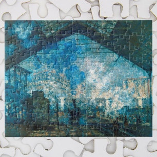 Puzzle La Gare Saint-Lazare par Claude Monet