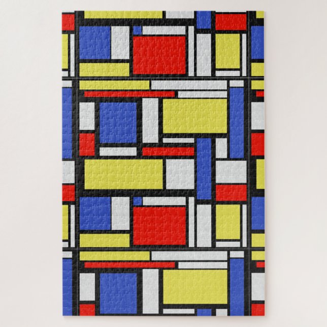 Puzzle La géométrie de Mondrian (Vertical)