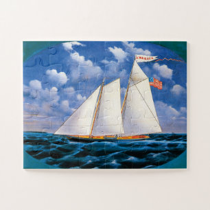 Puzzle La goélette "Amérique" par James Bard