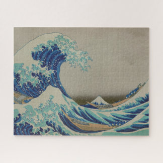 Puzzle La grande vague de l'art japonais de bois de