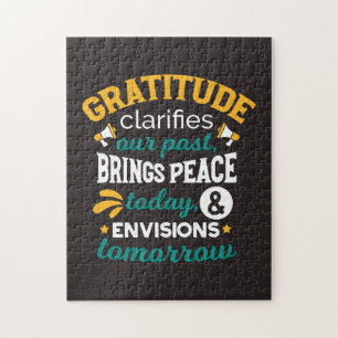 Puzzle La gratitude apporte la paix aujourd'hui – Foi pos