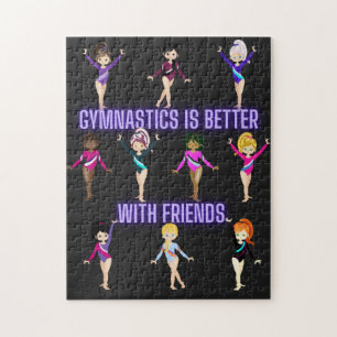 Puzzle La Gymnastique Est Mieux Avec Les Amis