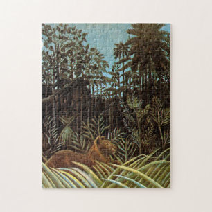 Puzzle La jungle avec le lion d'Henri Rousseau