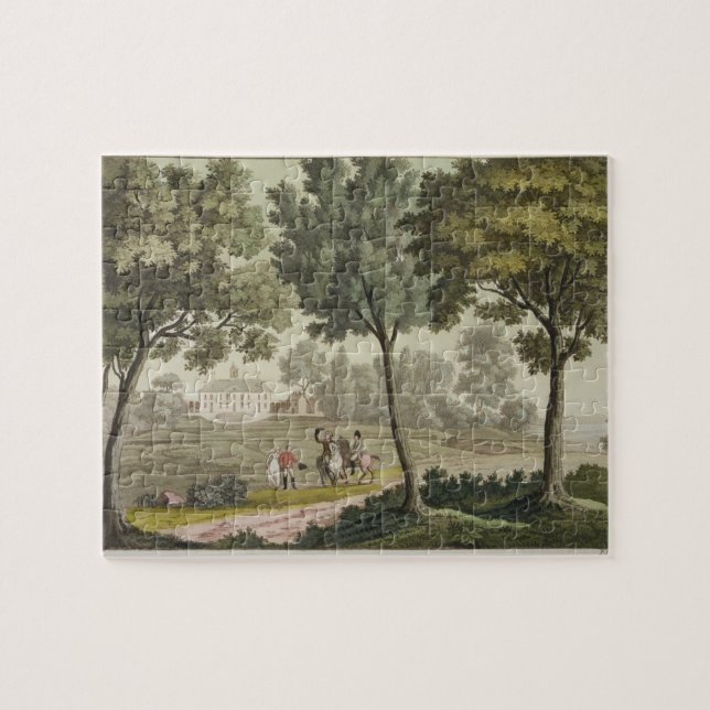 Puzzle La maison de Washington chez Mount Vernon, de 'Le (Horizontal)