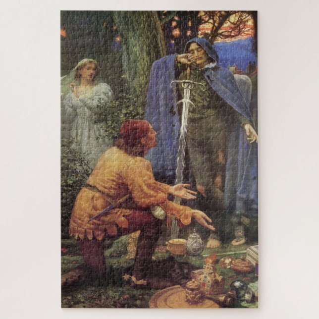 Puzzle La mariée de Bertuccio (par Edward Robert Hughes) (Vertical)