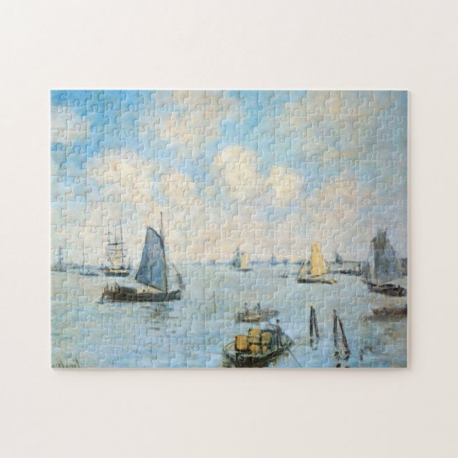 Puzzle La mer à Amsterdam Monet Art (Horizontal)