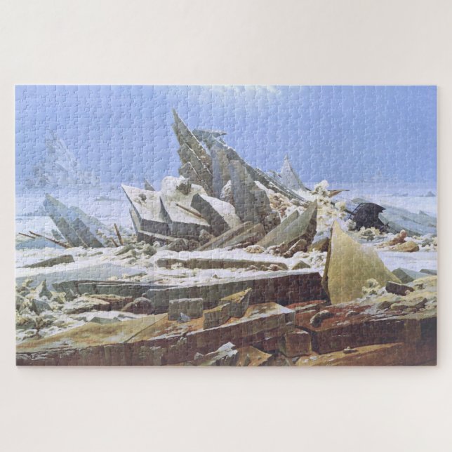 Puzzle La mer de glace (par Caspar David Friedrich) (Horizontal)