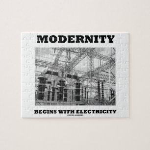 Puzzle La Modernité Commence Avec L'Électricité Les Fils 