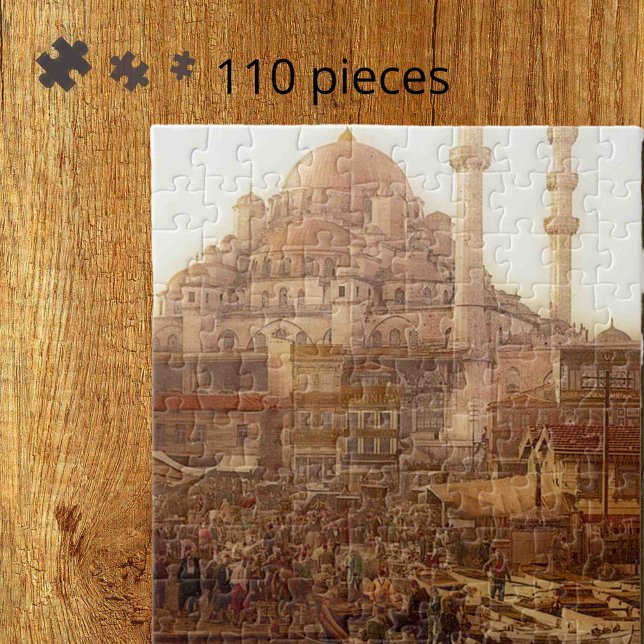 Puzzle La mosquée Yeni Cami et le bazar Eminö nü -ISTAN (Créateur téléchargé)