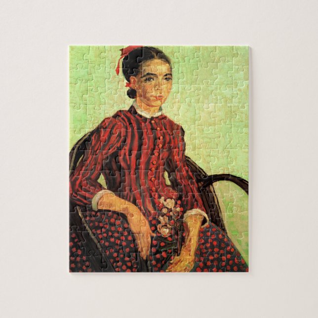 Puzzle La Mousme, assis par Vincent van Gogh (Vertical)