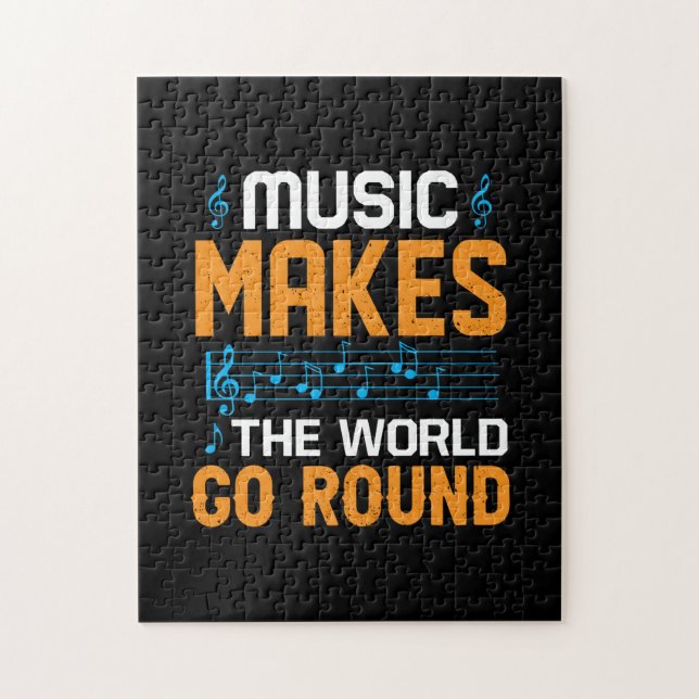 Puzzle La Musique Fait Le Tour Du Monde (Vertical)