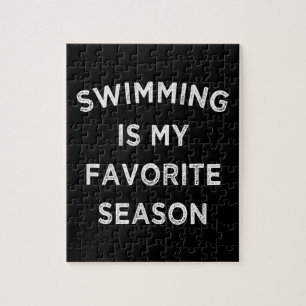 Puzzle La natation est ma saison préférée nageurs