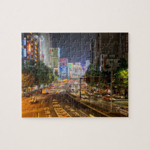 Puzzle La nuit de Tokyo Japon allume la casse-tête