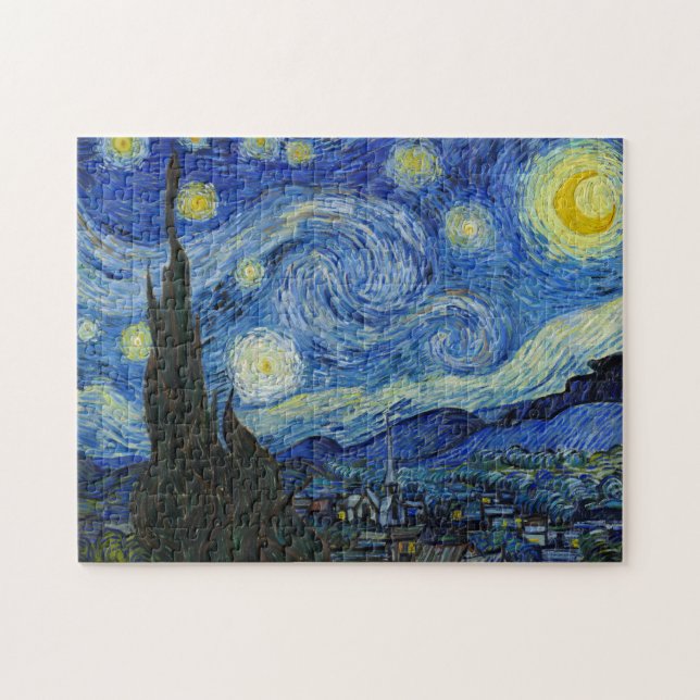Puzzle La nuit étoilée, 1889 par Vincent van Gogh (Horizontal)