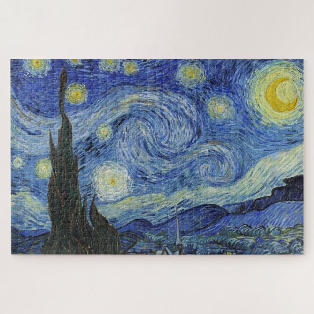 Puzzle La nuit étoilée de Van Gogh (Horizontal)