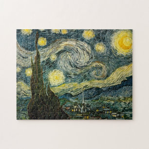 Puzzle La nuit étoilée de Vincent van Gogh (1889)