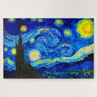 Puzzle La nuit étoilée par Vincent Van Gogh