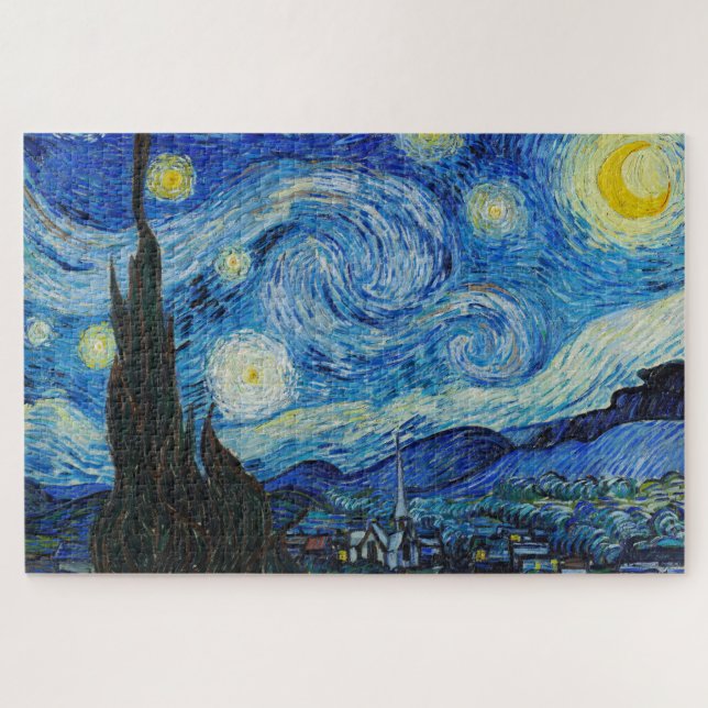 Puzzle La Nuit étoilée - Vincent Van Gogh (Horizontal)