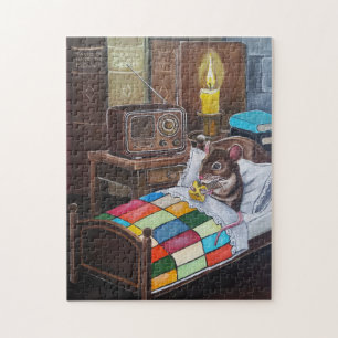 Puzzle La peinture de l'émission de minuit par Alfred Fox
