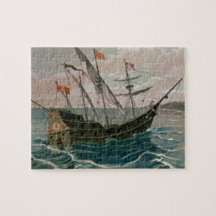 Puzzle La Père Noël Maria approchant la côte de la Nou