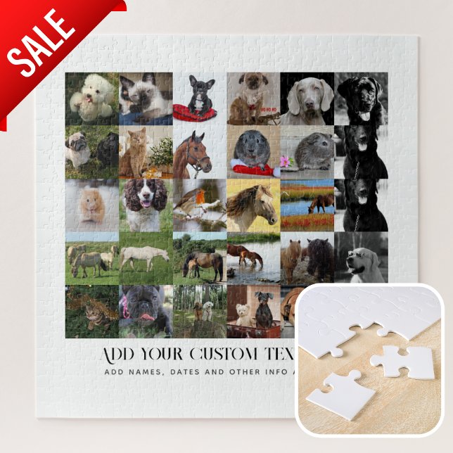 PUZZLE LA PHOTO DONNE À MOM DAD GRANDPA GRANDMA PETS AMIS (Créateur téléchargé)