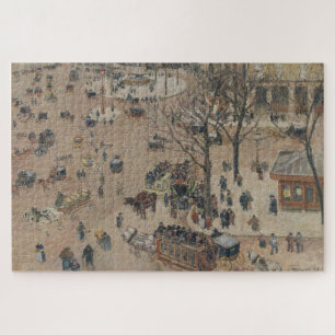 Puzzle La Place du Théâtre Français (1898) par Pissarro