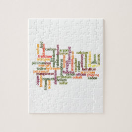 Puzzle La plupart des éléments communs (chimie de nuage