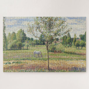 Puzzle La Prairie au cheval gris, Eragny, Peinture à l'hu