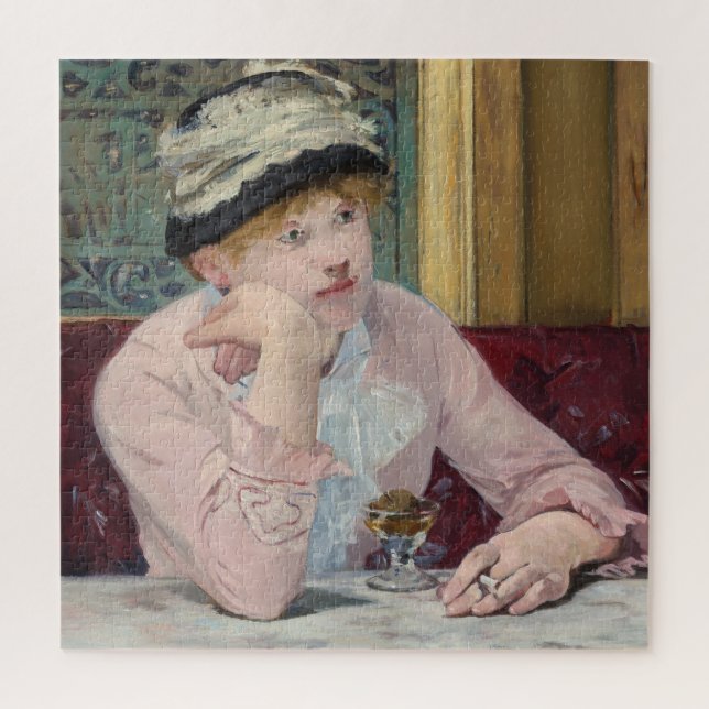 Puzzle La prune de Manet Impressionniste Peinture (Vertical)