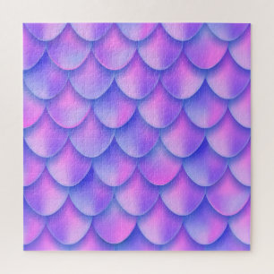 Puzzle La queue de sirène holographique, une texture de f