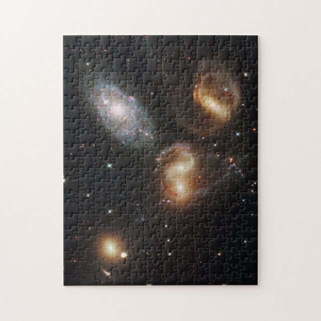 Puzzle La quintette de Stephan : Une épave galaxie galact (Vertical)