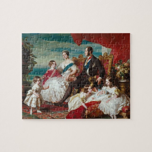 Puzzle La reine Victoria et sa famille (Horizontal)