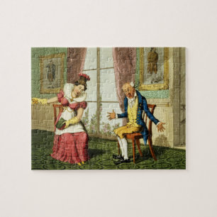 Puzzle La remontrance, pub. par G. Humphrey, 1821 (colo